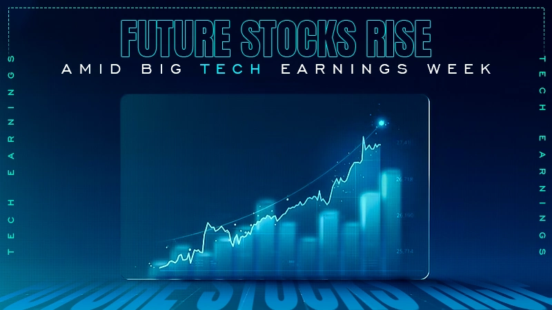 future stocks rise amid big tech earnings week