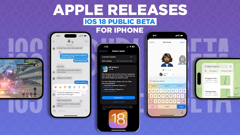 apple releases ios 18 public beta for iphone