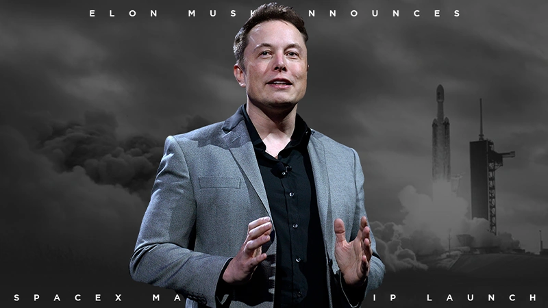 elon musk announces spacex