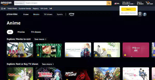 Amazon Prime Video c