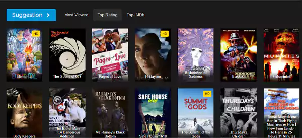 Letflix home page