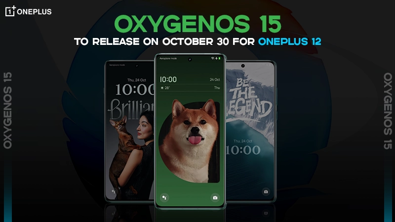 oxygenos 15 to release on october 30 for oneplus 12