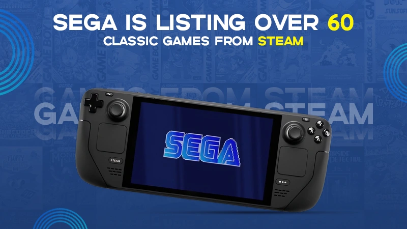 sega is listing over 60 classic games from steam